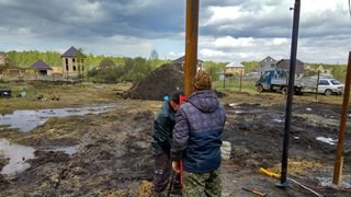 Заказать монтаж винтовых свай в Шарыпово - цена под ключ с доставкой от 1860 шт